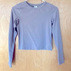 H&M women’s S long sleeved grey tee